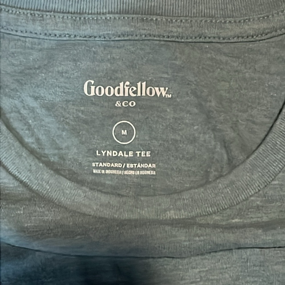 Men’s Goodfellow & Co Light Green Lyndale Tee T-Shirt Short Sleeve. Size Medium. - Picture 9 of 9